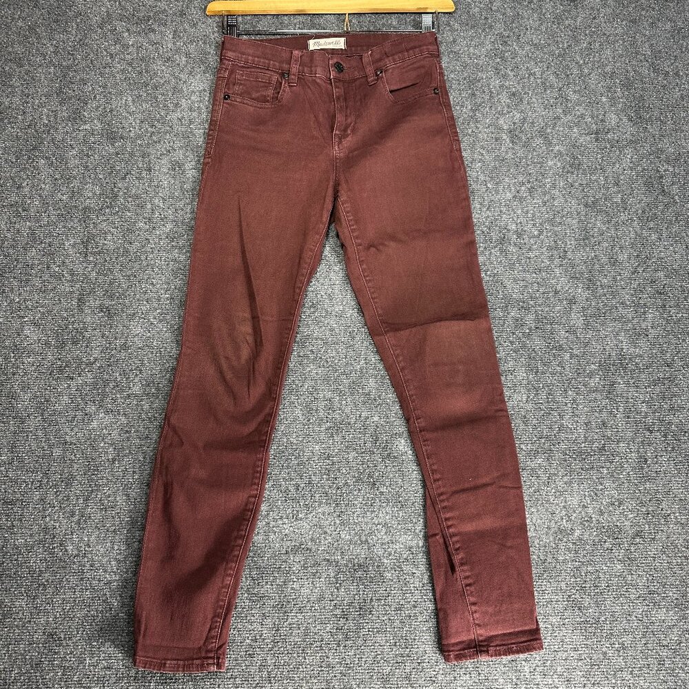 Madewell Jeans Womens 26 High Riser Skinny Garment Dyed Edition Cotton Stretch